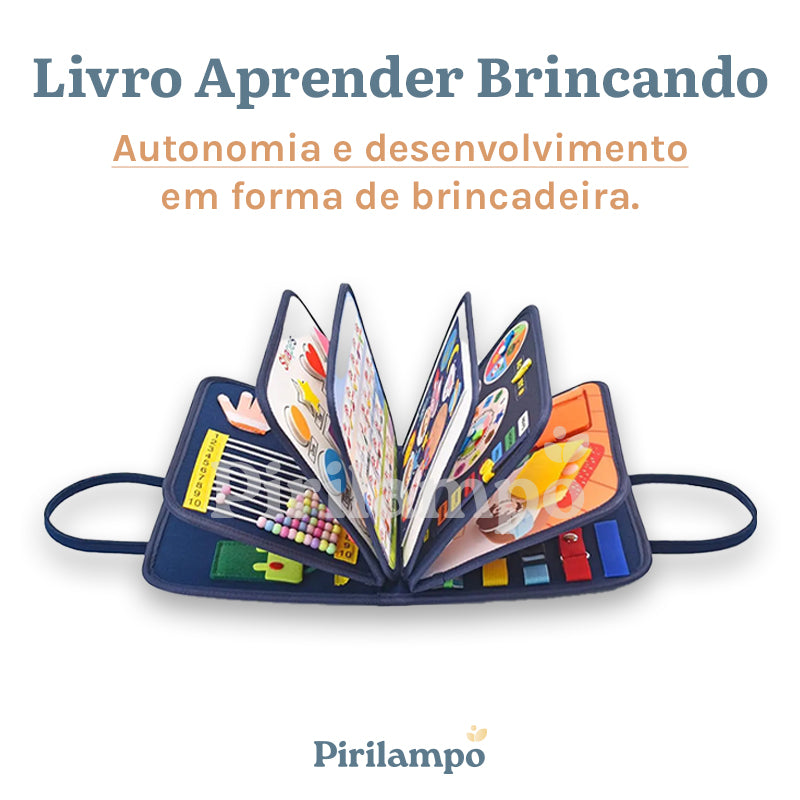 Aprender Brincando - Livro de Atividades Montessori